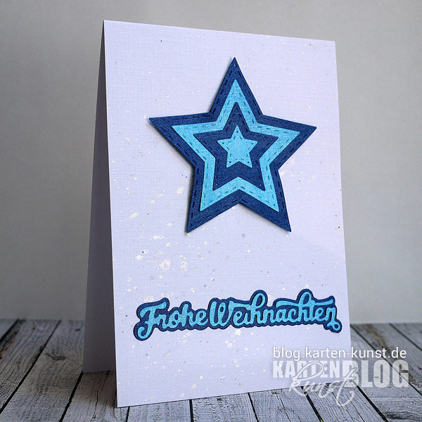 Karten-Kunst Stanzschablone kk-D160 - Stitched Nested Stars