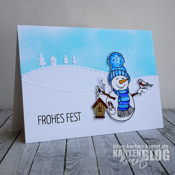 Karten-Kunst Clear Stamps KK-0199 - Washi-Tape Weihnachten