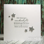 Karten-Kunst Clear Stamps KK-0196 - Spruch-Kombinationen Weihnachten
