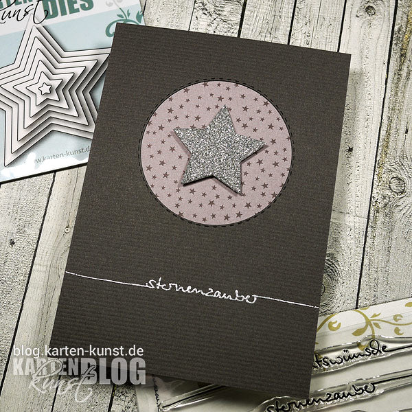 Karten-Kunst Stanzschablone kk-D161 - Nested Stars
