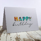 Karten-Kunst Clear Stamps KK-0205 - Mega Happy Birthday / New Year