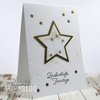 Karten-Kunst Stanzschablone kk-D161 - Nested Stars