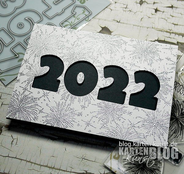 Karten-Kunst Stanzschablone kk-D090 - Lucky Numbers