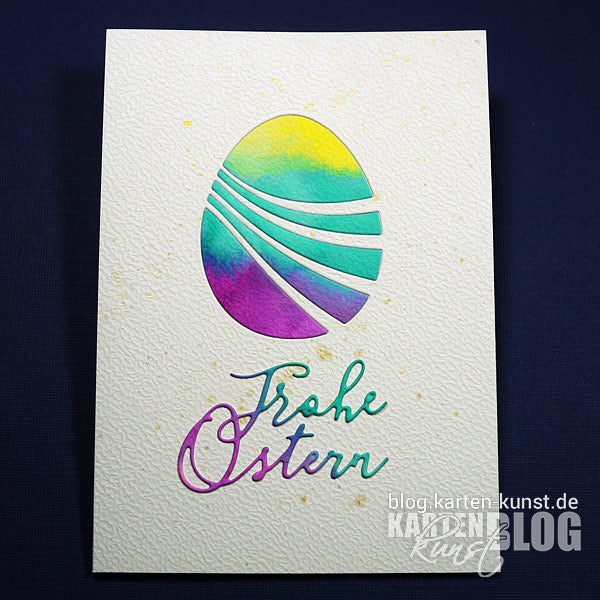 Karten-Kunst Stanzschablone kk-D174 - Wavy Egg