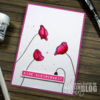 Karten-Kunst Clear Stamps KK-0139 - Scribble Poppies