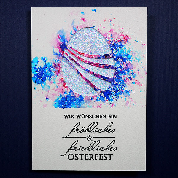 Karten-Kunst Stanzschablone kk-D174 - Wavy Egg