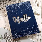 Karten-Kunst Clear Stamps Groß KK-0209 - Konfetti
