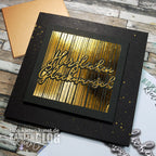 Karten-Kunst Stanzschablone kk-D143 - Elegant Script Herzlichen Glückwunsch