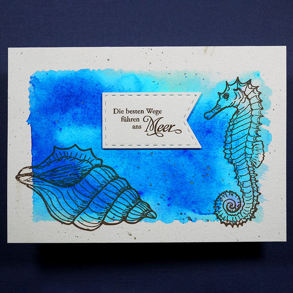 Karten-Kunst Stanzschablone kk-D166 - Fishtail Ribbons