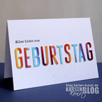 Karten-Kunst Clear Stamps KK-0146 - Aus der Schreibmaschine