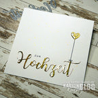 Karten-Kunst Stanzschablone kk-D180 - Riesige Hochzeit
