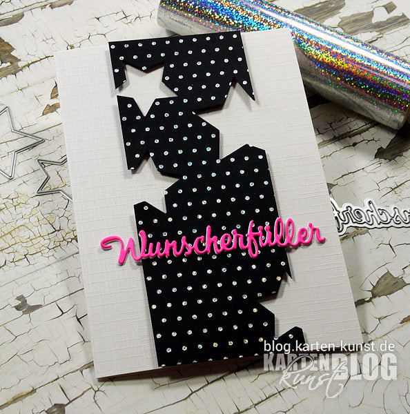 Karten-Kunst Hot Foil Plate kk-HF001 - Polka Dots DIN A6