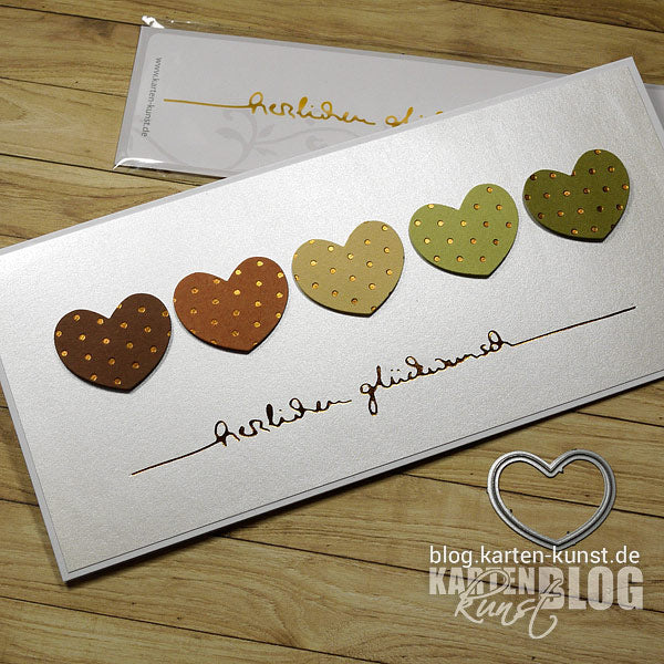 Karten-Kunst Hot Foil Plate kk-HF001 - Polka Dots DIN A6