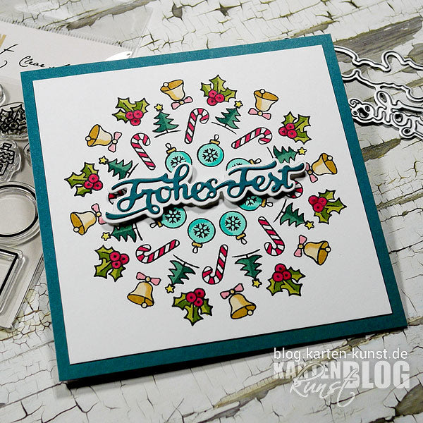 Karten-Kunst Clear Stamps KK-0175 - Mini Frames Christmas