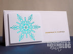 Karten-Kunst Hot Foil Plate kk-HF008 - Snowflake