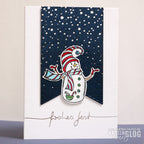 Karten-Kunst Hot Foil Plate kk-HF007 - Snowfall