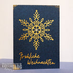 Karten-Kunst Hot Foil Plate kk-HF008 - Snowflake