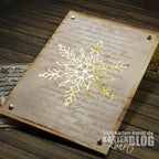 Karten-Kunst Hot Foil Plate kk-HF008 - Snowflake
