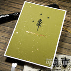 Blog Image for Karten-Kunst Hot Foil Tuesday #24 - Blitzschnelle Hot Foil-Karte mit Weihnachtsbaum