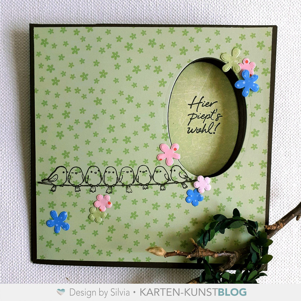 Karten-Kunst Clear Stamps KK-0283 - Vogelglück