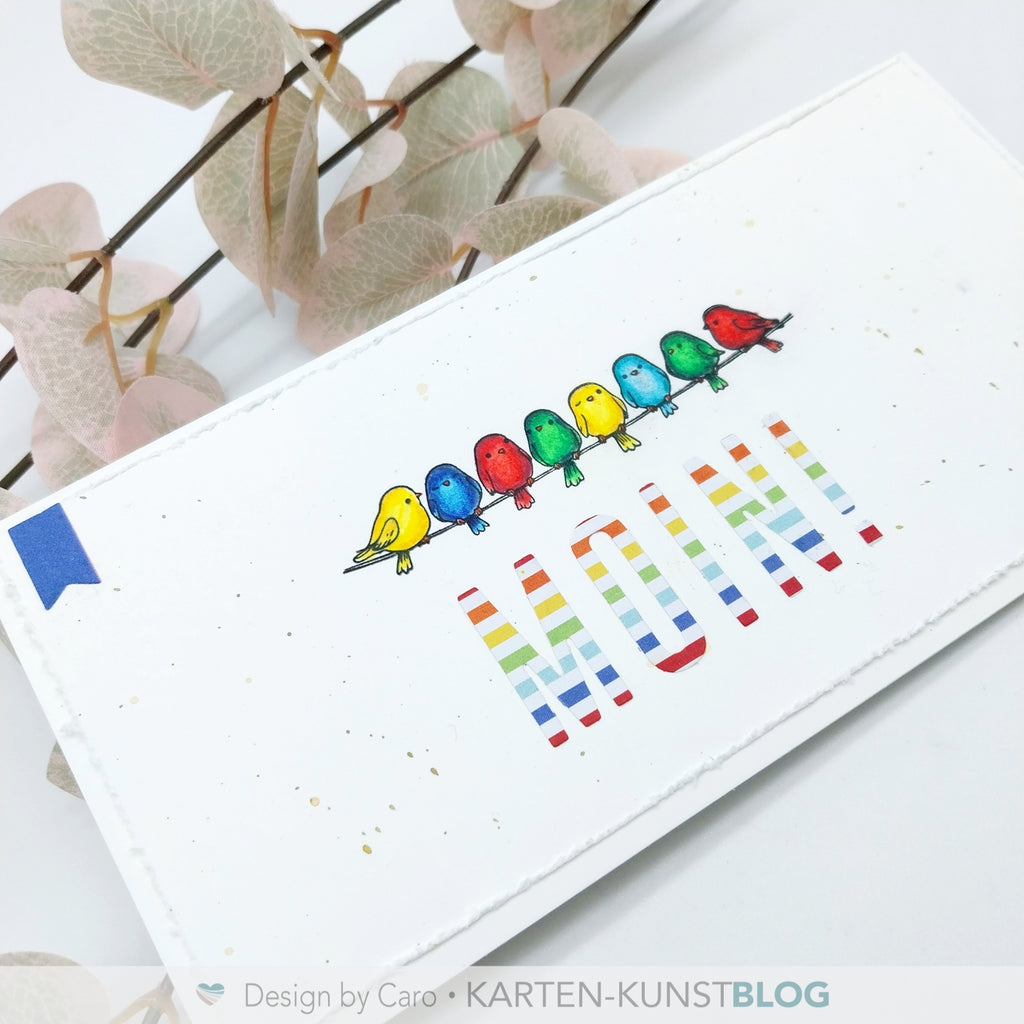 Karten-Kunst Clear Stamps KK-0283 - Vogelglück