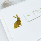 Karten-Kunst Stanzschablone kk-D234 - Trapez-Fenster Hase