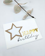 Karten-Kunst Clear Stamps KK-0205 - Mega Happy Birthday / New Year