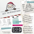 Weihnachtsmann-Stempel-Bundle