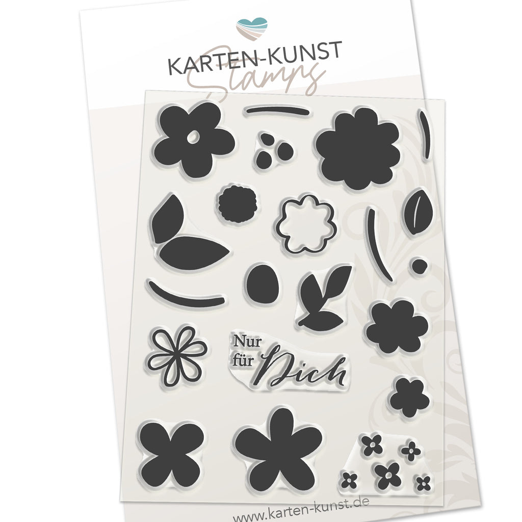 Karten-Kunst Clear Stamps KK-0078 - Blümchen-Meer
