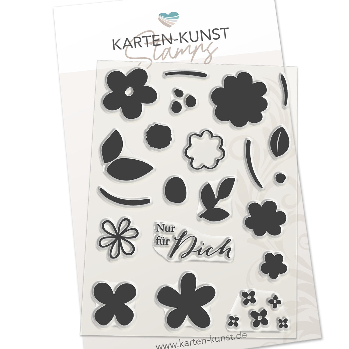 Karten-Kunst Clear Stamps KK-0078 - Blümchen-Meer