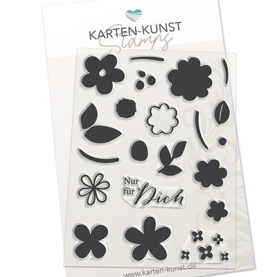 Karten-Kunst Clear Stamps KK-0078 - Blümchen-Meer