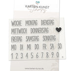 Karten-Kunst Clear Stamps KK-0058 - Kalender Nr. 2