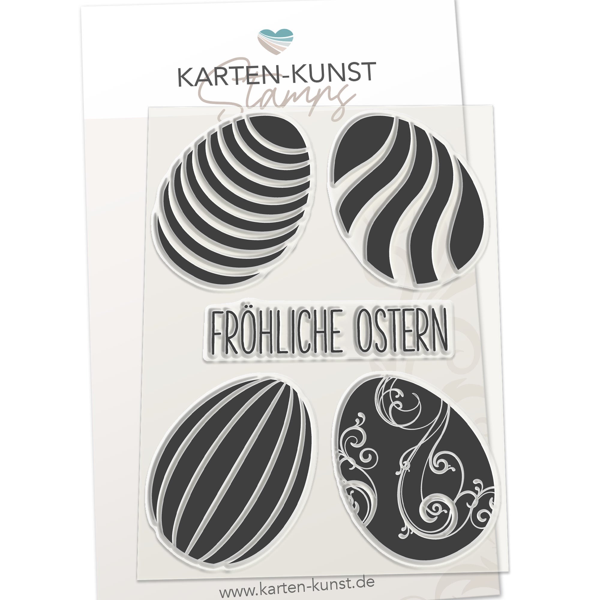 Karten-Kunst Clear Stamps KK-0126 - Ostereier