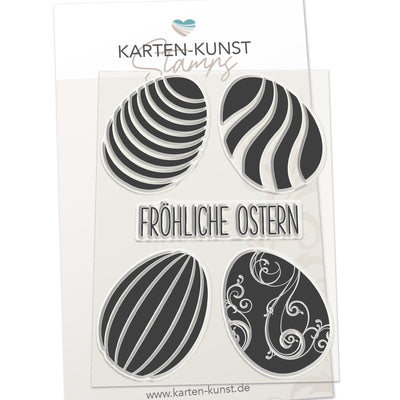 Karten-Kunst Clear Stamps KK-0126 - Ostereier