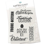 Karten-Kunst Clear Stamps KK-0098 - Typomix Ostern