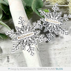 Karten-Kunst Clear Stamps Groß KK-0206 - Riesige Schneeflocken