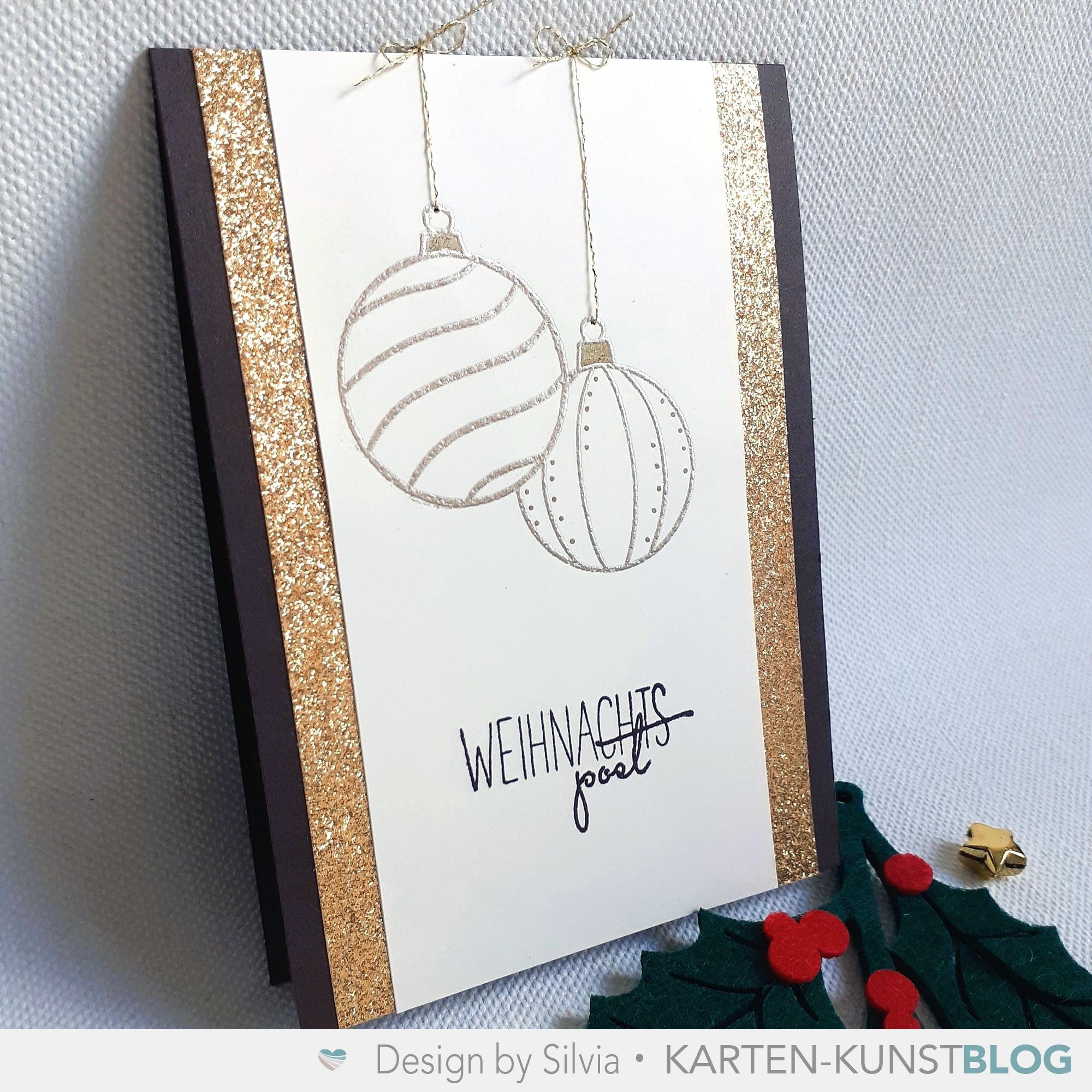 Karten-Kunst Clear Stamps KK-0246 - Christbaumkugeln / Scribble Ornaments