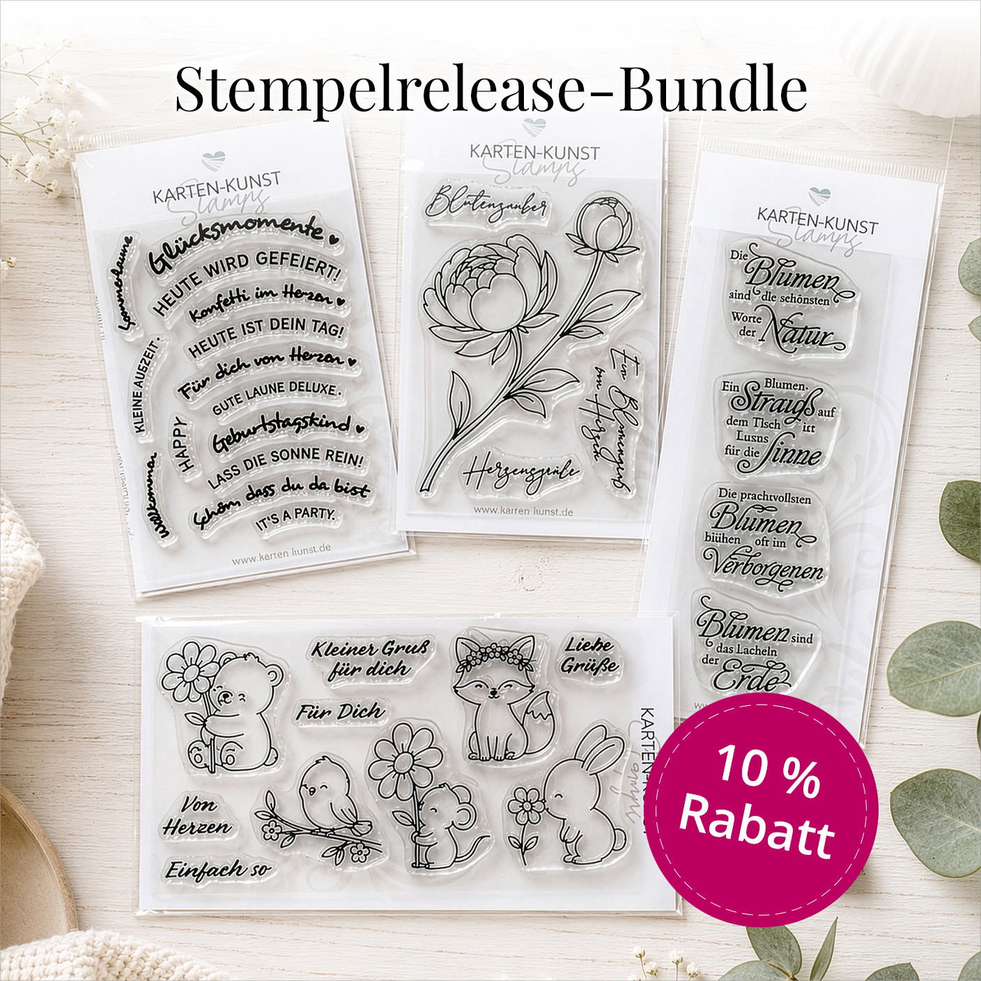 Sommerstempel-Release Bundle - 10% gespart!