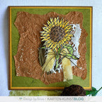 Karten-Kunst Clear Stamps KK-0251 - Scribble Sunflower / Sonnenblume