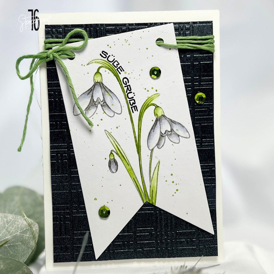 Karten-Kunst Clear Stamps KK-0296 - Textrahmen-Worte 2