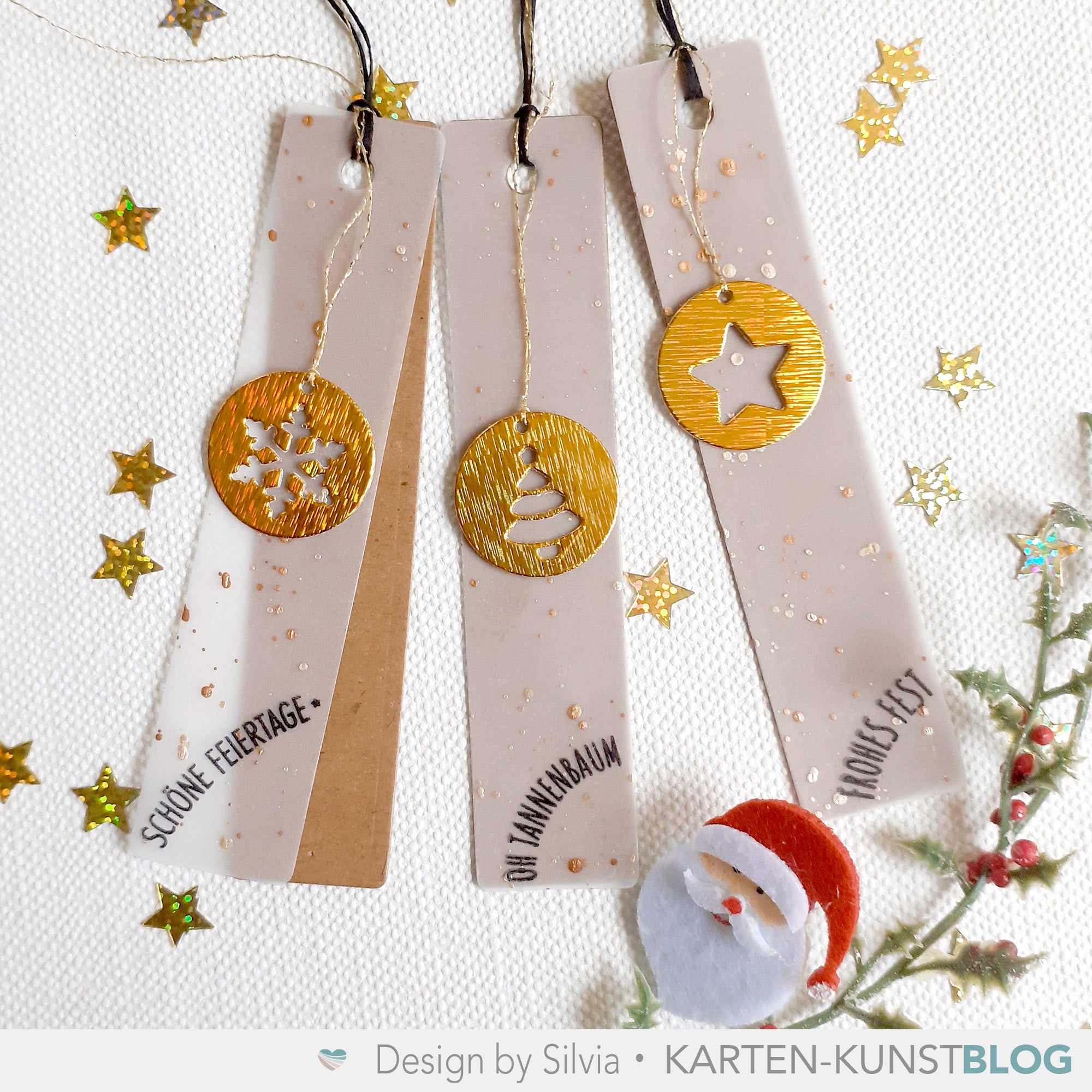 Karten-Kunst Clear Stamps KK-0268 - Circulus Runde Weihnachtssprüche