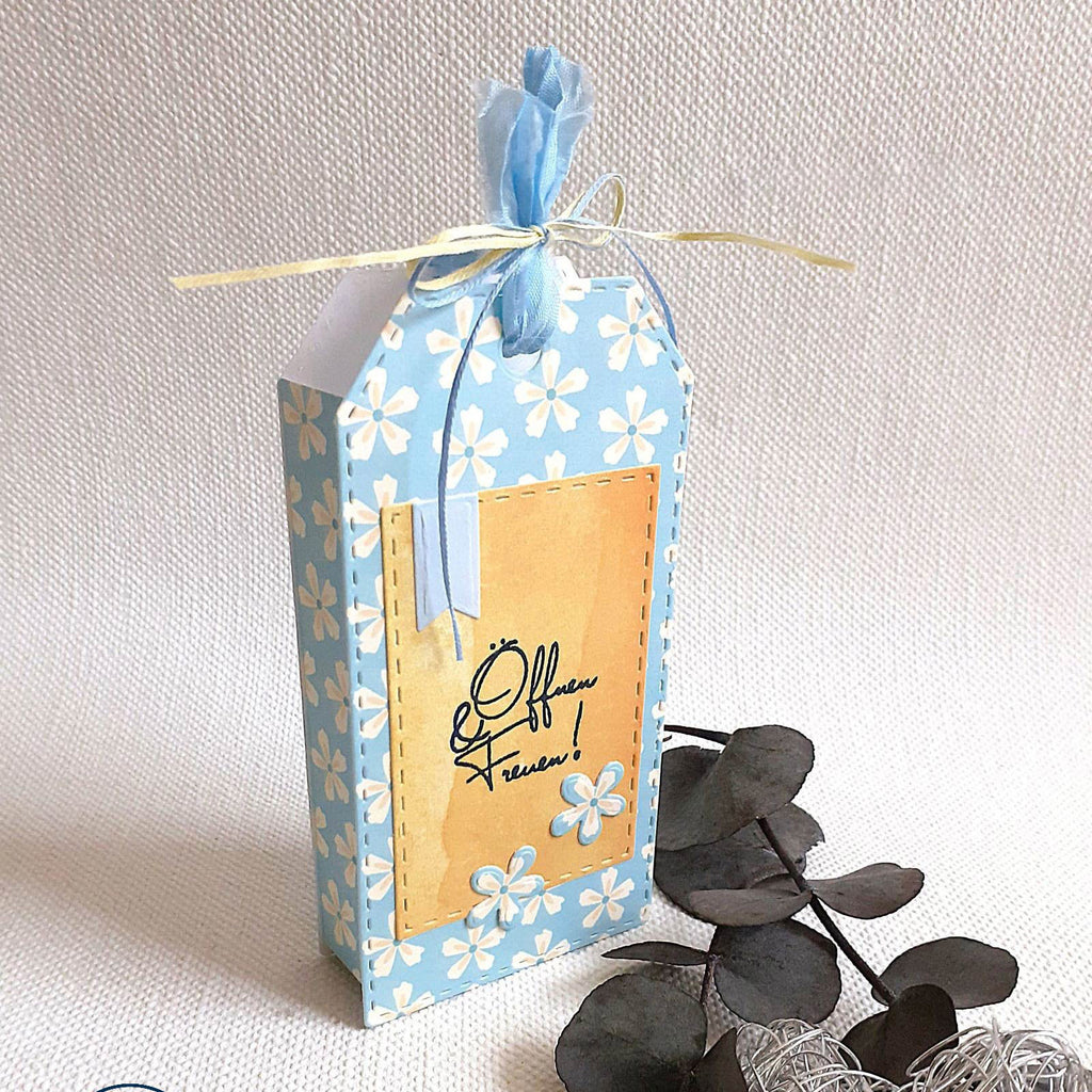 Karten-Kunst Stanzschablone kk-D066 - Tags With Stitches