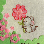 Karten-Kunst Clear Stamps KK-0300 - Tierische Blumengrüße