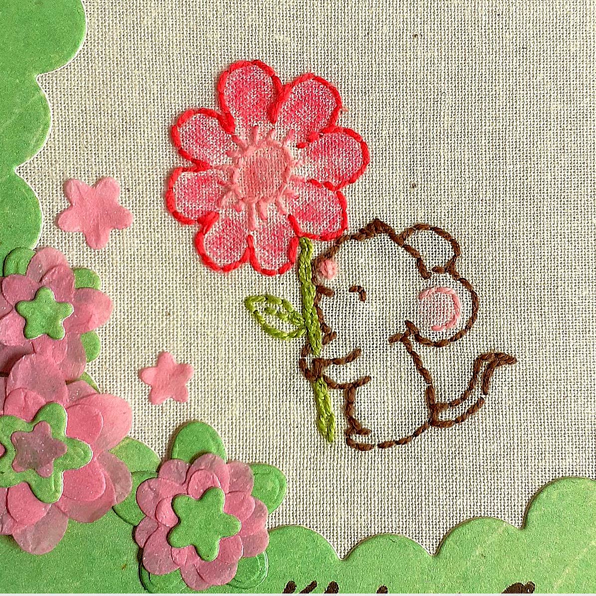 Karten-Kunst Clear Stamps KK-0300 - Tierische Blumengrüße