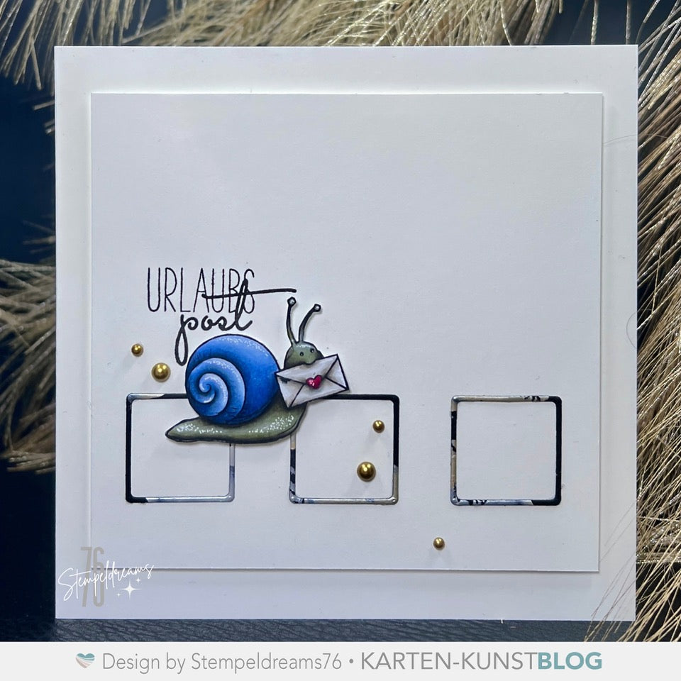 Karten-Kunst Clear Stamps KLEIN KK-0280 - Ein schneller Gruß