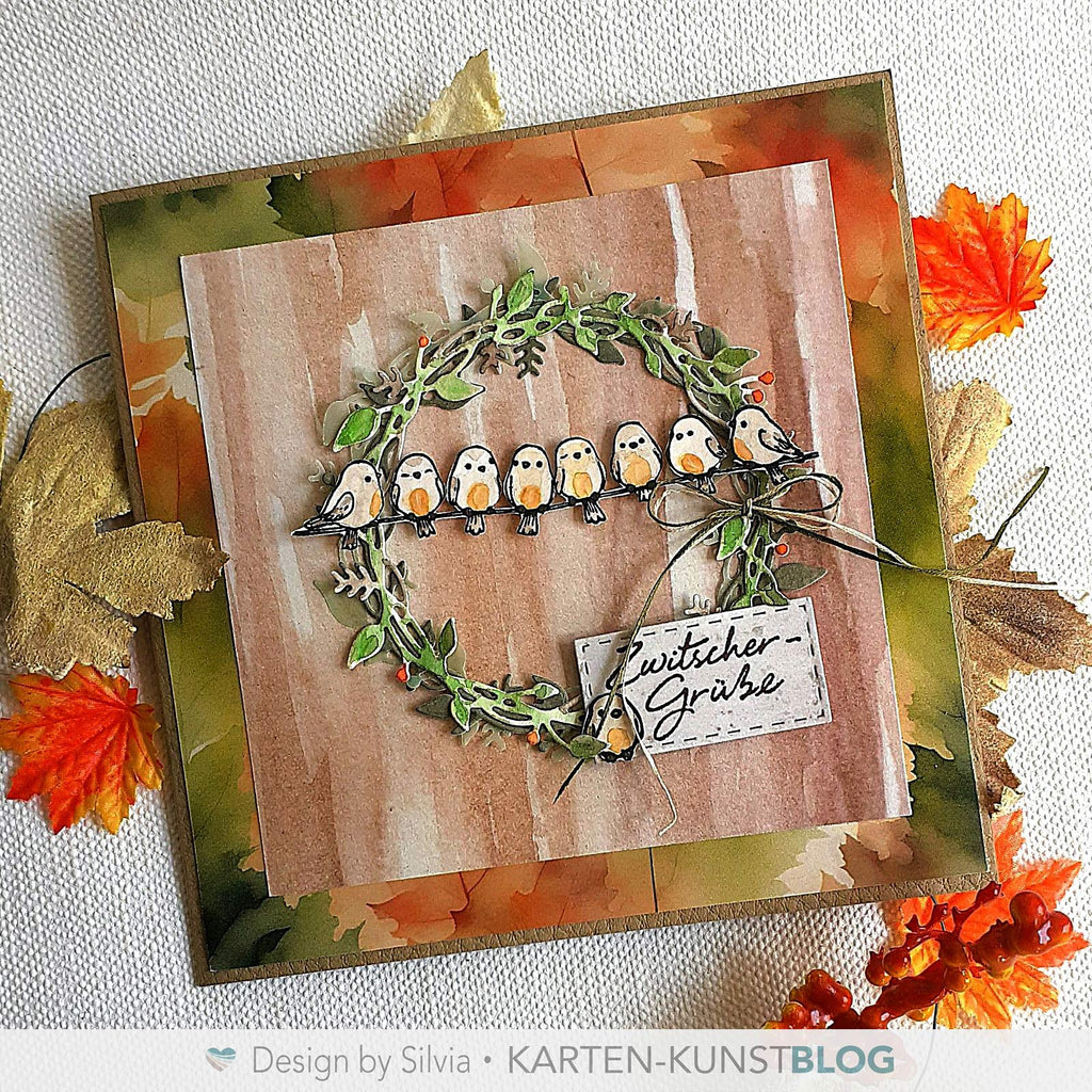 Karten-Kunst Clear Stamps KK-0283 - Vogelglück