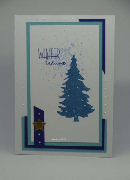 Karten-Kunst Clear Stamps KK-0117 - Winter-Tannen