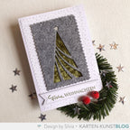 Karten-Kunst Stanzschablone kk-D129 - Wavy Tree