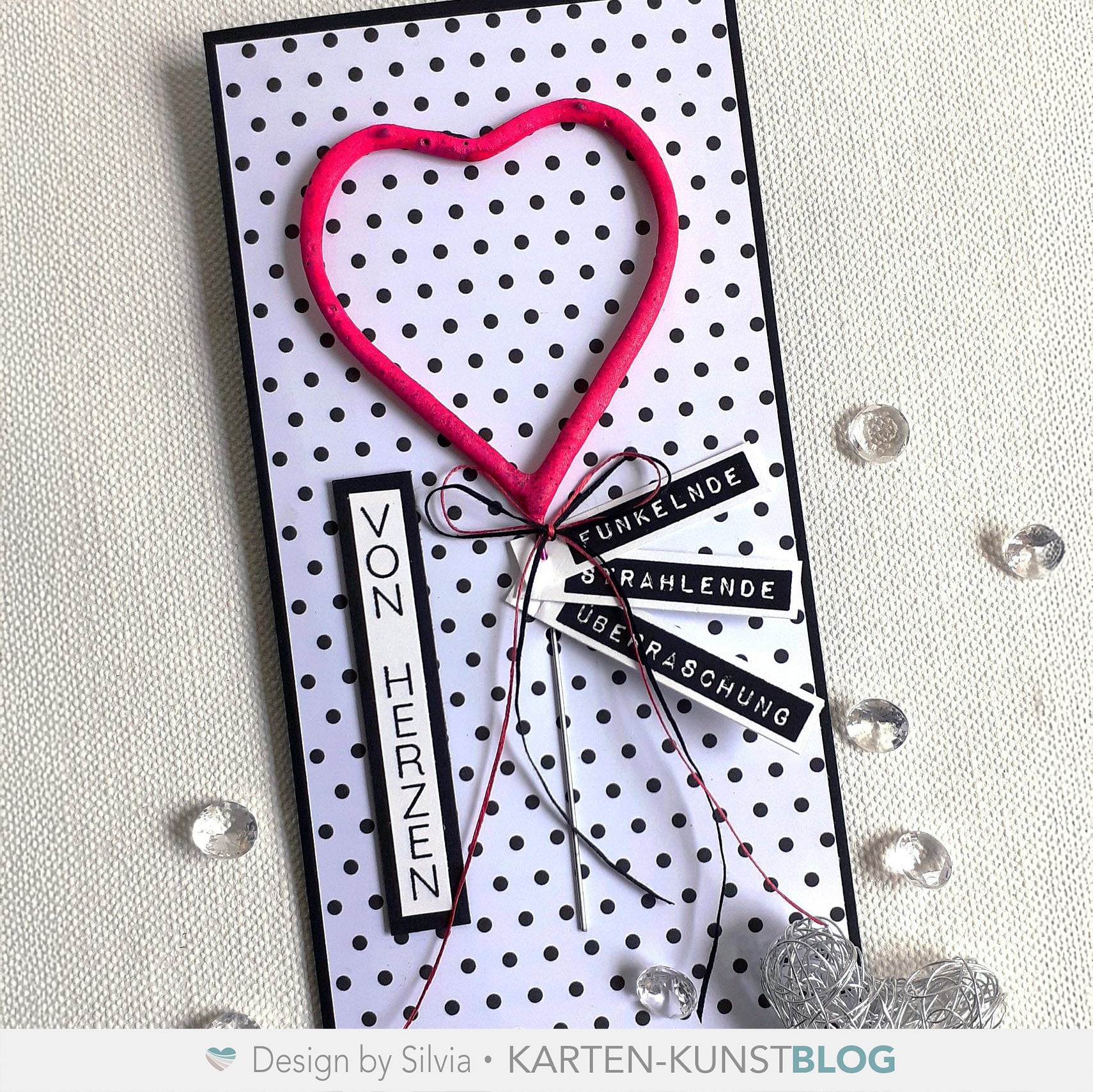 Karten-Kunst Clear Stamps KK-0282 - Labelwriter Zauberhafte Wünsche