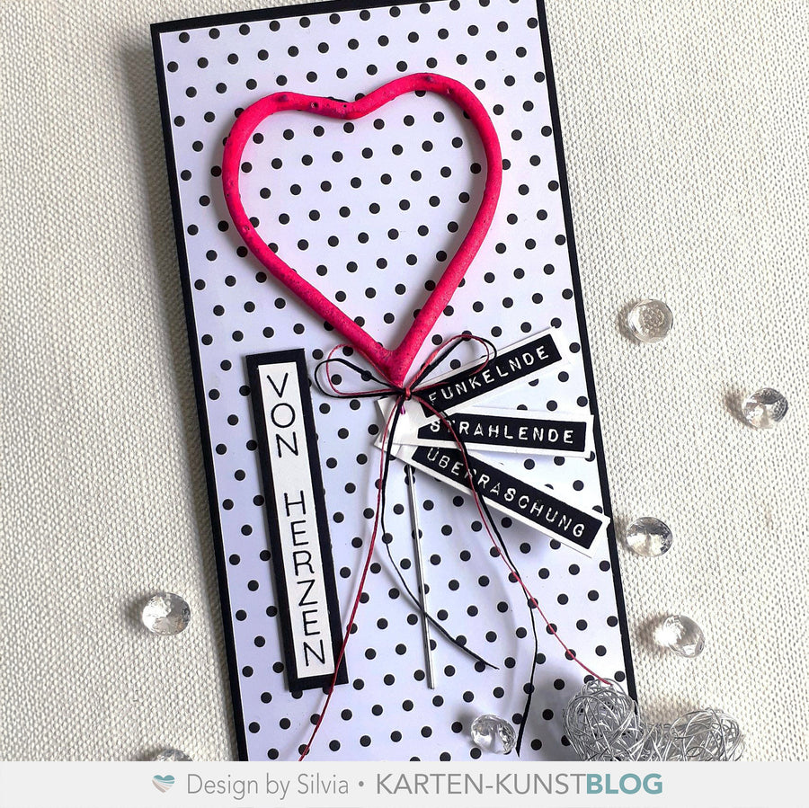 Karten-Kunst Clear Stamps KK-0282 - Labelwriter Zauberhafte Wünsche